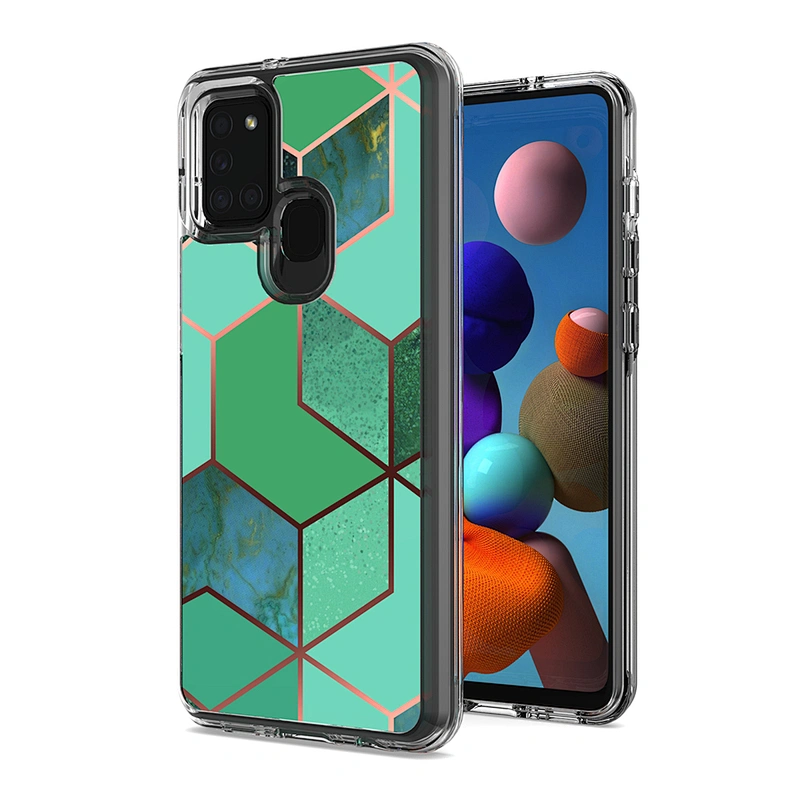 Custom soft TPU IMD printed marble design phone case for Samsung A11 A21S A31