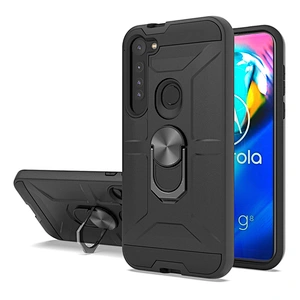 Men custom logo kickstand flexible ring holder phone case For Motorola Moto G8 E7 G8 Power lite E6S