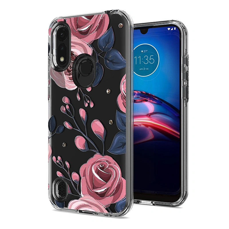 Customized Pattern Transparent Phone Cover For Motorola G8 Power lite E6S one fusion plus
