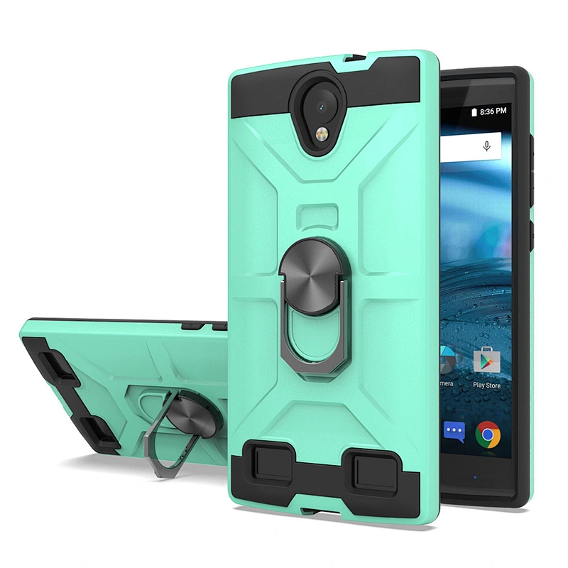 Metal Ring Stand Shockproof Phone Case Funda De Telefono Celular Movil For ZTE Z956 Z971 Z958