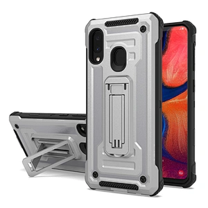 New trend shockproof TPU PC Retractable bracket phone case For Samsung A10E A10S A20S A51 A71