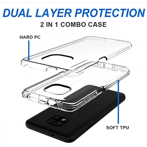 2021 wholesale Transparent phone cover clear case for motorola moto G Stylus power play