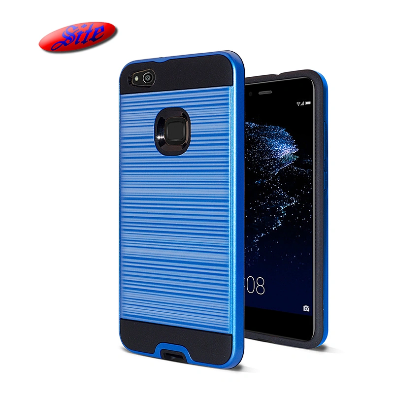 Best Seller Mobile Phone Case, Double Layer Back Cover with Brushed Texture for Huawei P10 Lite