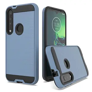 new trending China supplier phone case 2 in 1 hard phone cover for moto g8 plus