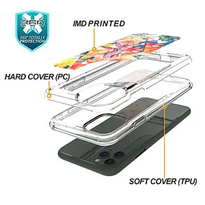 OEM ODM Back Cover IMD Printed Flower Mobile Cell Phone Case For iPhone X XS XR Max 11 Pro