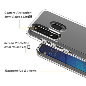 Mobile cover soft tpu clear phone case transparent case for Samsung A20 M30S A51 S20 Ultra A11