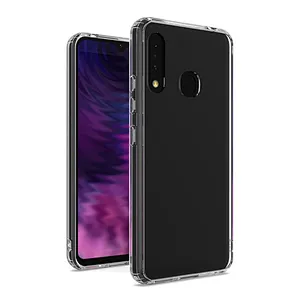 Wholesale High Clear Acrylic Transparent hard phone cover For Samsung A11 A21 A41 A70E