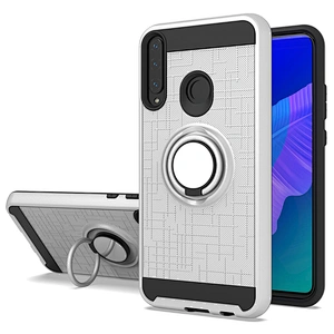 China factory glossy finish mobile phone case with 360 ring for Huawei P40 Lite E Y7P 2020