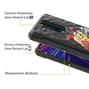 Luxury Mobile Phone Accessories for Oppo 2 in 1 Back Cover with Customized Sticker for Oppo F11