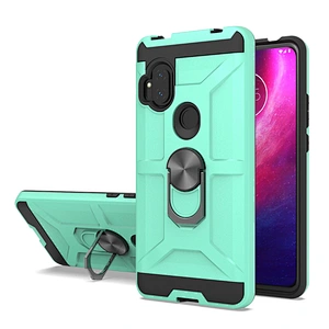 360 Rotating Ring Anti-crack Mobile Phone Protective Case For Motorola Moto One Hyper