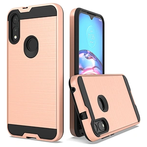 Protective Custom LOGO Brushed Metral phone cover For Motorola Moto G8 E7 G8 Power lite E6S