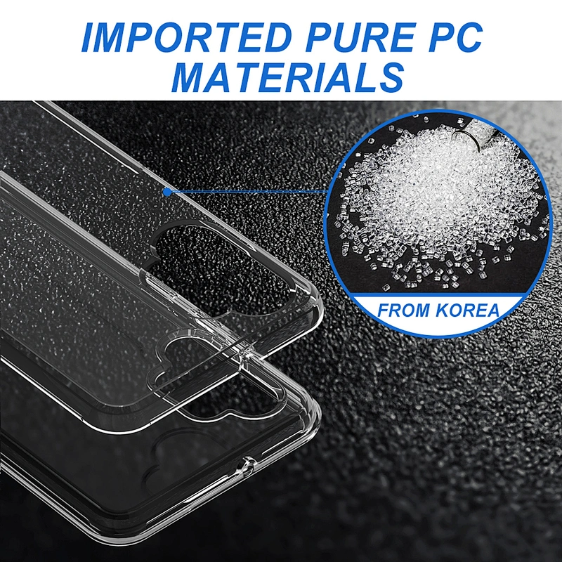 Durable clear transparent mobile phone cover case for Samsung Galaxy A52 A72 A32 4G 5G