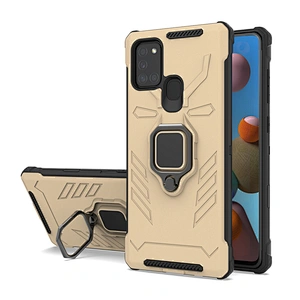 Amazon top selling shock proof cover mobile phone case with ring holder for Samsung A21S