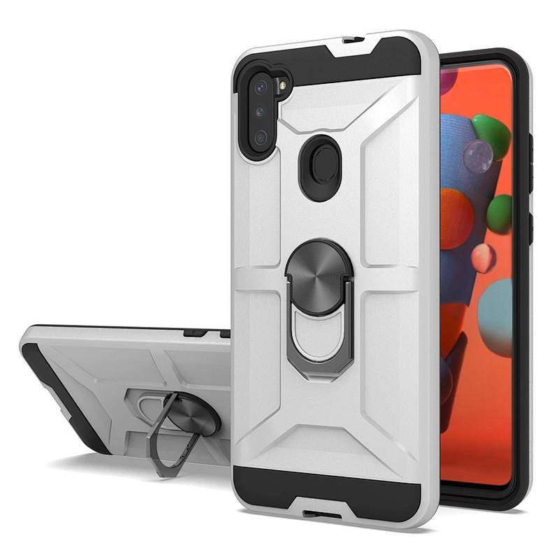 Metal ring holder kickstand mobile phone covers for Samsung A20 A30 A50 A30S A50S A01 A11