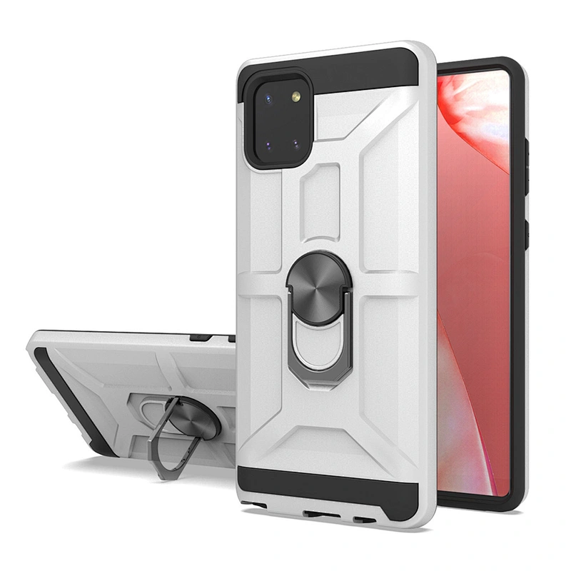 Back Covers 360 Ring Holder Kickstand Cell Phone Case For Samsung A71 A81 A91 S20 Ultra Plus
