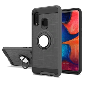 Shockproof Custom Logo Ring Holder Case Phone Covers For samsung A21S NOTE 20 ULTRA A01 core