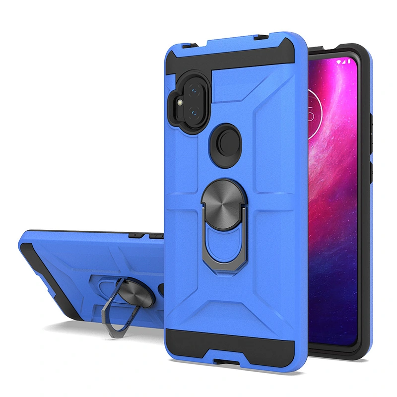 Anti-Drop kickstand mobile cover phone case with magnetic ring holder for Motorola P40 Power One Action Hyper