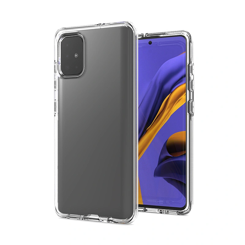 Top quality PC TPU clear phone back cover case for SAMSUNG A51 A01 S20 Ultra Note 10 lite A71