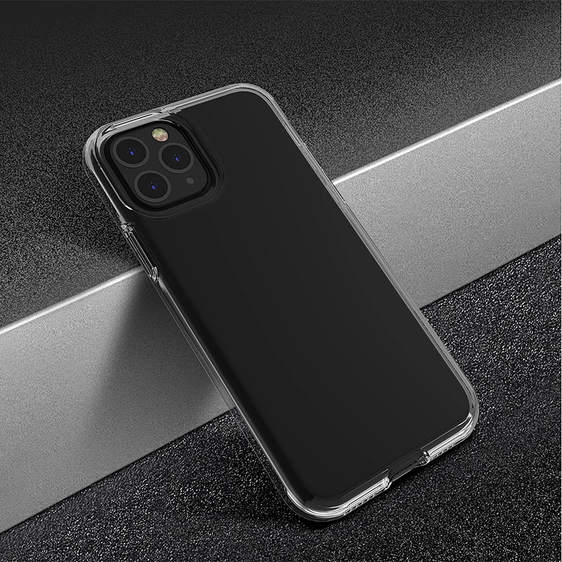 Custom Transparent TPU PC Clear Mobile Cases Cell Phone Covers For Apple iPhone 11 Pro Max 12 Mini