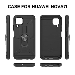 Tough phone holder cover case tapa trasera para for Huawei P40 Lite Mate 30 Pro Nova 5T