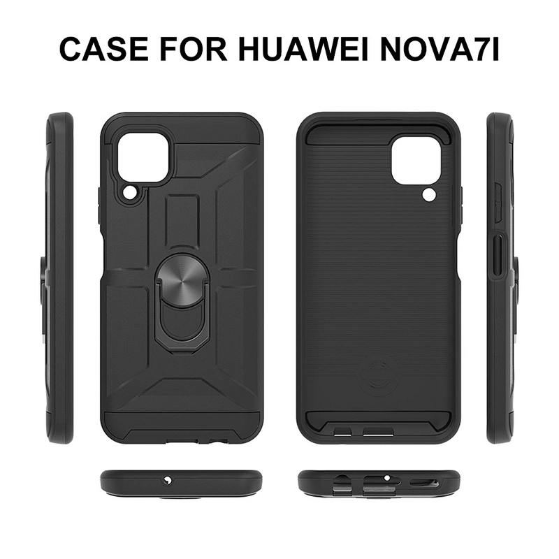 Tough phone holder cover case tapa trasera para for Huawei P40 Lite Mate 30 Pro Nova 5T