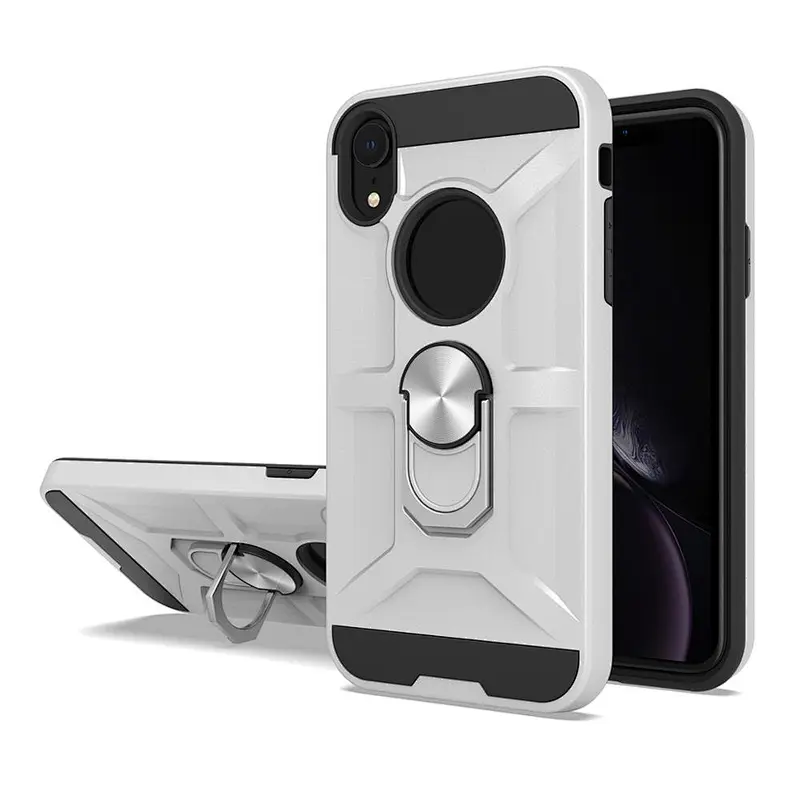 newest style kickstand ring phone case for iphone xr high quality phone cover with kickstand