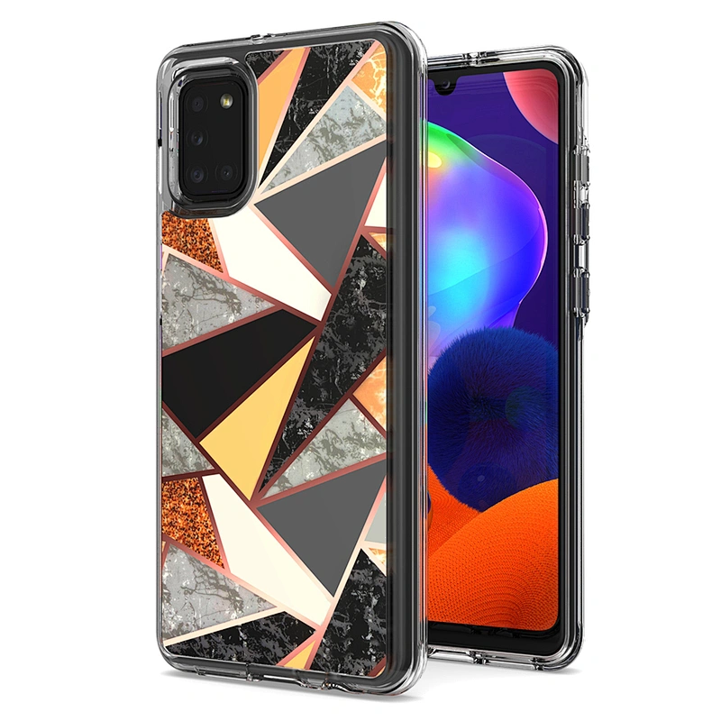 Wholesale mobile phone case printing marble imd design case for Samsung A21S  A31