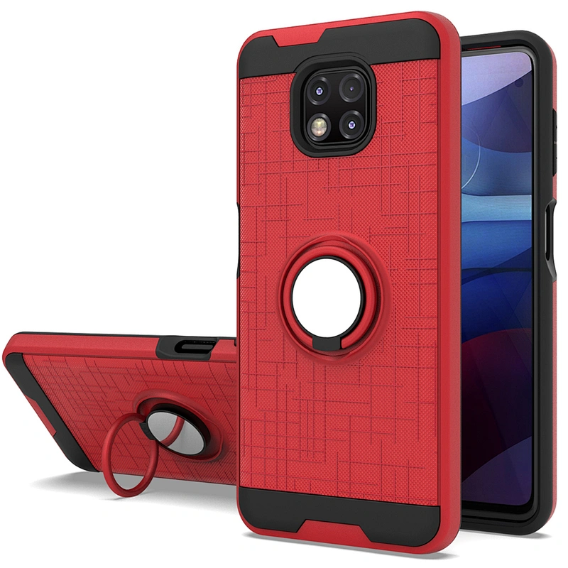 Smartphone cover phone case estuches de celulares with 360 ring for Mototola G Stylus Play Power 2021