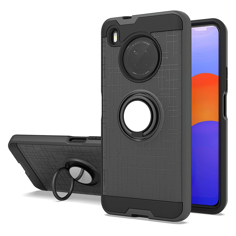 Best selling ring holder drop proof cell phone case with kickstand for Huawei Y9A