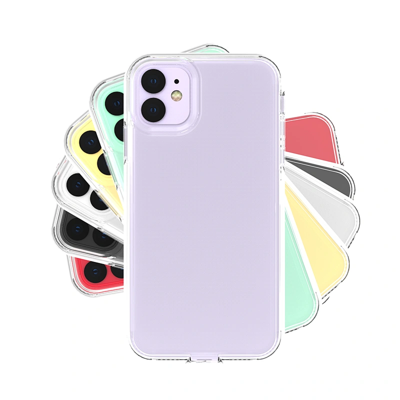 Shockproof Clear Case with Hard PC Soft TPU Bumper Cover Case for iPhone 11 11 pro 11 pro max