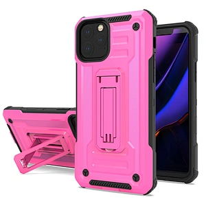 Protective Accessories Kickstand TPU PC Combo Case Mobile Phone Covers for iPhone 11 Pro Max