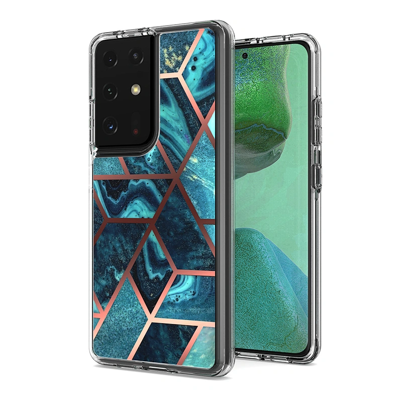 Alibaba china supplier custom transparent phone case IMD marble case for Samsung S30 Plus Ultra S20 FE