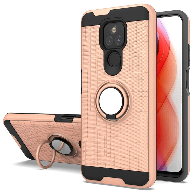 China cellphone accessories phone cover case with ring stand for Mototola G Power Stylus Play 2021