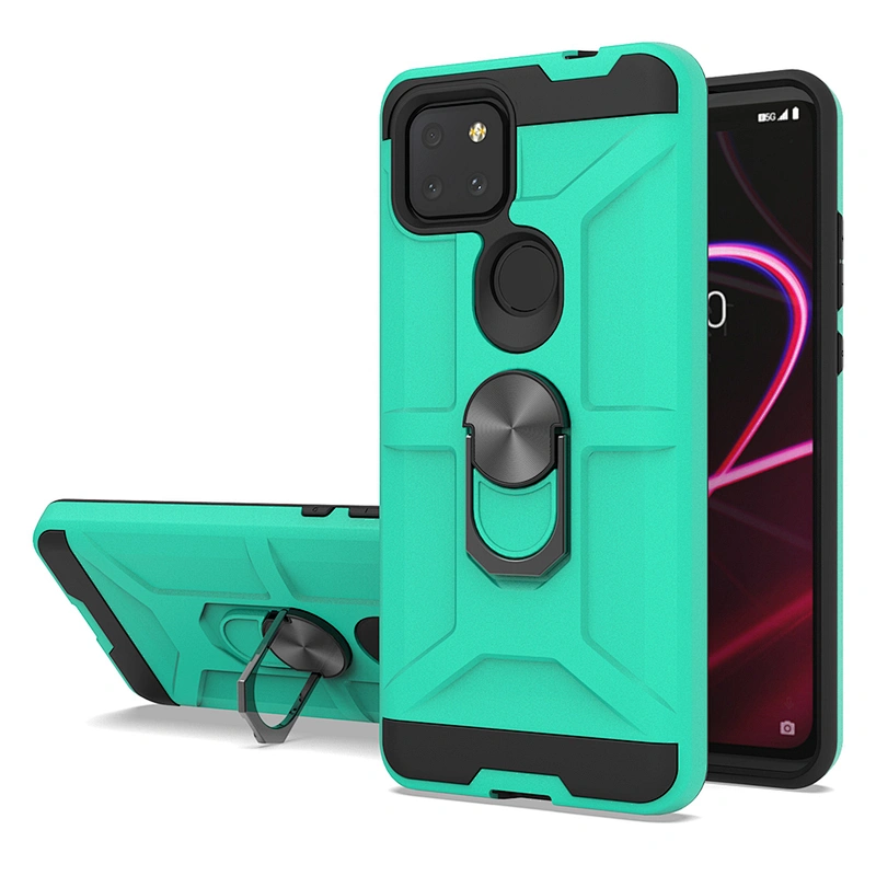 Rose Gold Hot Selling 360 Degree Rotation Ring Holder Phone Case For TCL revvl 4 Plus 5G