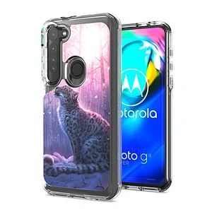 Factory OEM ODM marble IMD design mobile phone case back cover for cellular for Motorola moto G8 Power G stylus