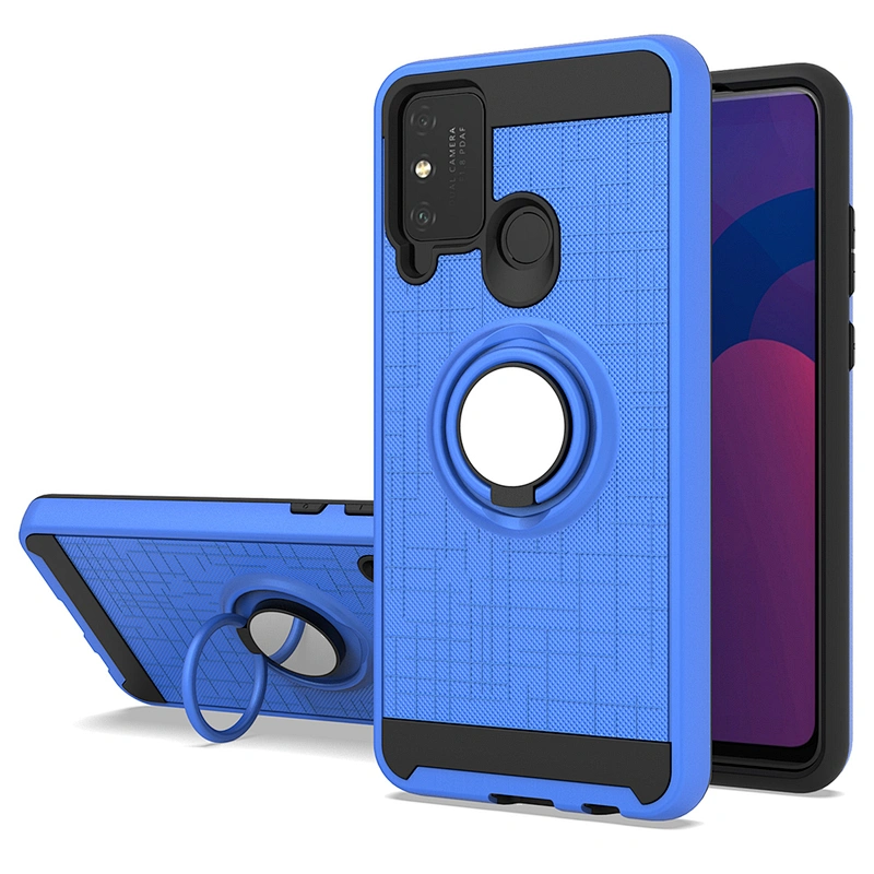 Two pieces Kickstand Rotation Ring Holder Phone Case For Huawei P40 Lite Y6P Y7P Y5P 2020