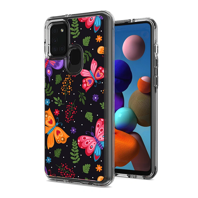 Fashionable Custom IMD Printed PC Phone Case Back TPU Cover For Samsung A51 A71 A21S A31