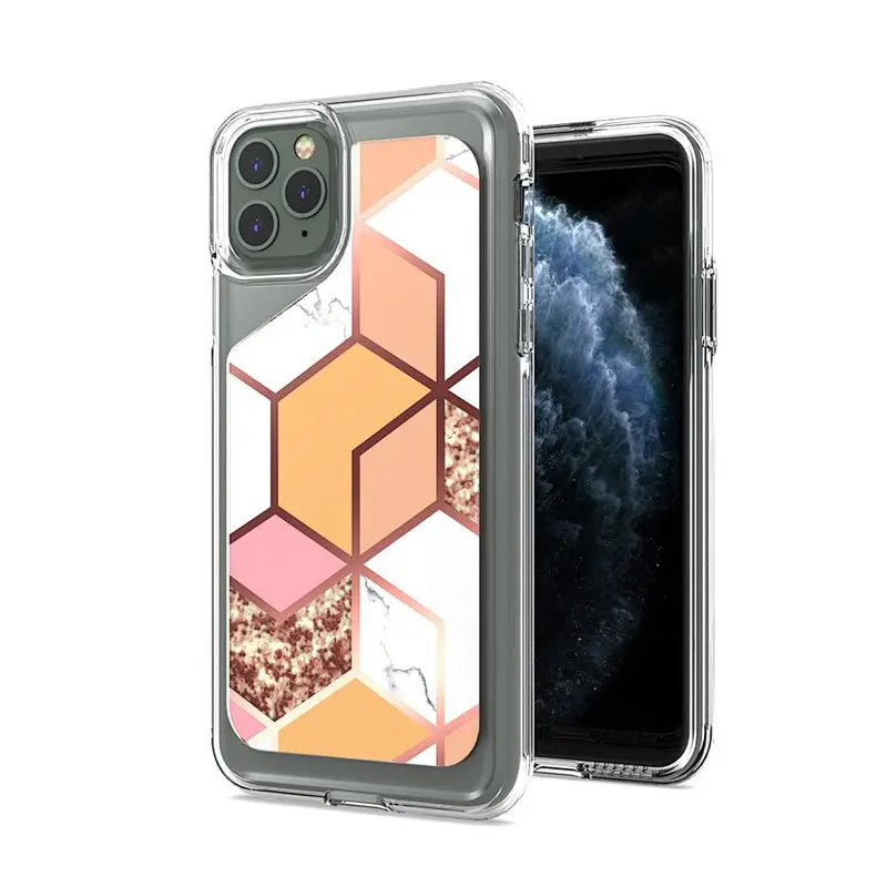 Fashion colorful back cover custom marble case for IPhone  7 8 Plus XS MAX 11 Pro Max