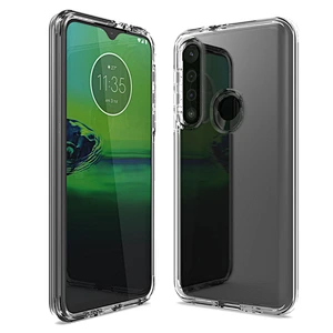 Hot Transparent TPU PC Combo Mobile Phone Case Back Covers for Motorola G8 Play Power Plus Lite