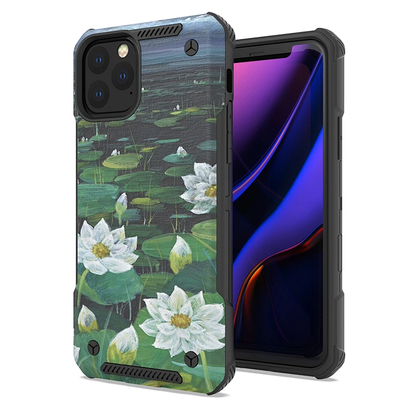 Hybrid 2 in 1 Printed PC back cover case Custom print cell phone case For IPhone 11