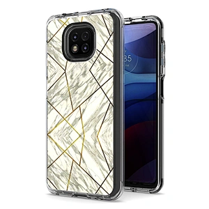 Shockproof cases para celulares imd marble design printed phone cover for Motorola G Power Play Stylus 2021
