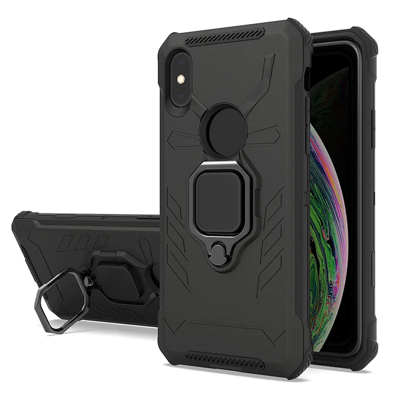 Kickstand Rotation Ring Holder Car Bracket phone cases For huawei Y9 Prime Y6 Pro 2019 Y5 2019