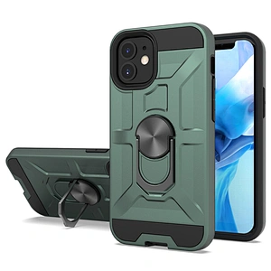 Anti fall kickstand ring holder logo customised phone case For IPhone X/Xs Xr Xs Max 11 Pro Max 12