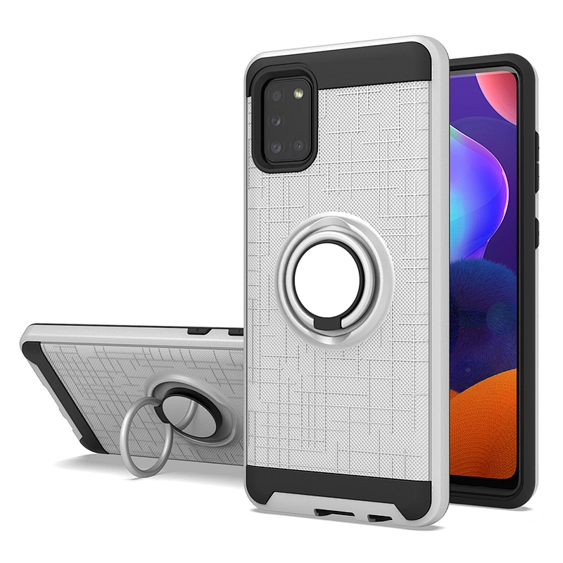 Guangzhou factory stylish telephone cover phone case with ring for Samsung Galaxy A31