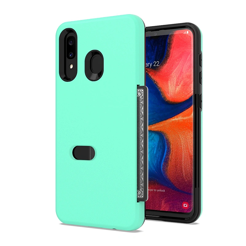 Popular Card Slot Mobile Back Covers Accessories Phone Case For Samsung A20 A30 A50 Note 10 Pro