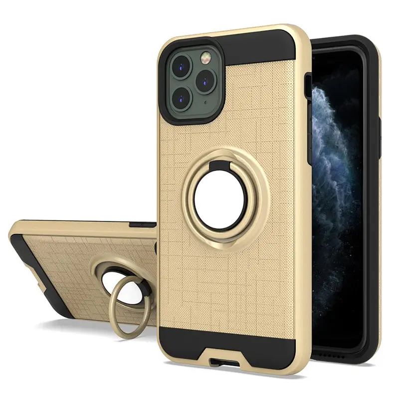 tpu pc Finger ring holder mobile back case for IPhone 11 pro max cell phone case cover