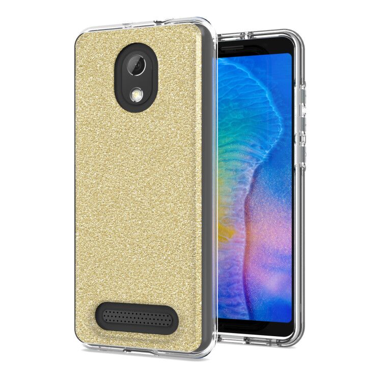 OEM ODM High clear transparent  3 in 1 bling glitter Phone Case For IPhone X/Xs 11 Pro Max