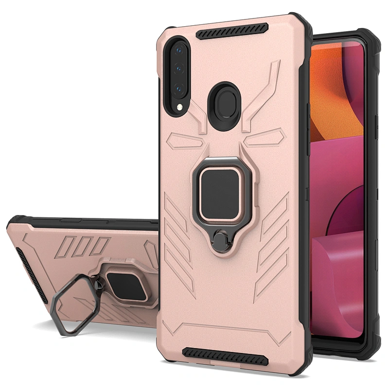Anti-drop mobile phone cover cases with ring kickstand for Samsung A10S A20 A30 A50 A20S A21S A30S A50S