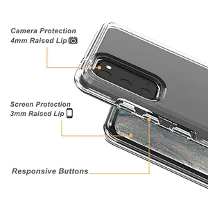 2020 new models phone cover wholesale transparent phone case for Samsung S11 edge
