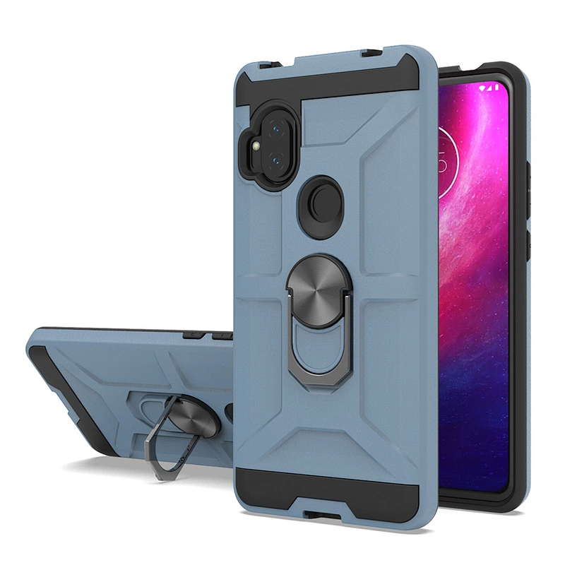 Anti-Drop kickstand mobile cover phone case with magnetic ring holder for Motorola P40 Power One Action Hyper